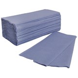Blue C-Fold Hand Towels