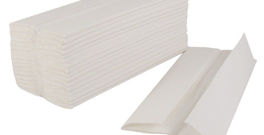 white 2ply z fold hand towel 1138 p