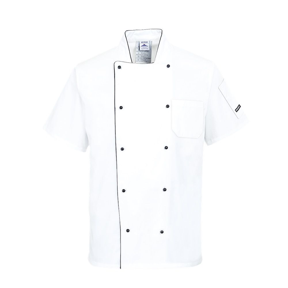 c676 aerated chefs jacket portwest 5071 1 p