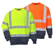 B306 - Two Tone Hi Vis Sweatshirt Portwest