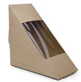 Compostable Deep Fill Sandwich Wedge – Kraft