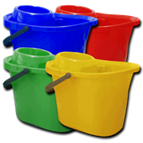 12ltr Mop Bucket (Red, Blue, Yellow, Green) Colour Coded