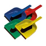 Dust Pan and Brush Set Colour Coded