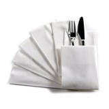 White 40cm 2 Ply Napkins x 2000