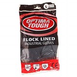 Optima - Heavy Duty Black Tough Rubber Glove