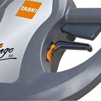 TASKI swingo 350 low‑profile scrubber dryer for kitchens