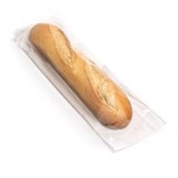 White Sulphite Paper Baguette Bags 4 x 6 x 14" – Pack of 500