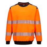 PW379 - PW3 Hi-Vis Crew Neck Sweatshirt