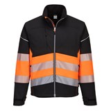 PW375 - PW3 Hi-Vis Class 1 Softshell Jacket (3L)