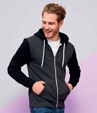 47700 - SOL'S Unisex Silver Hooded Jacket