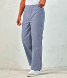 Premier Pull On Chef's Check Trousers