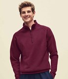 SS17 - Fruit of the Loom Classic Zip Neck Sweatshirt
