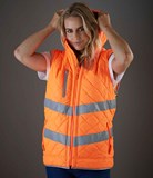 YK216 - Yoko Hi-Vis Kensington Hooded Gilet