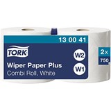 280MTR WHITE A TORK PLUS MONSTER ROLL  X 2 ROLLS