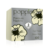 3ply Buttermilk Napkins - 40cm / 4 Fold (x 1000)