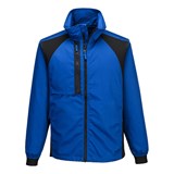 Portwest CD885 blue work jacket with stretch panels and eco-friendly recycled polycotton fabric