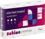Satino Prestige Kitchen Roll | 8 Packs of 4 Rolls