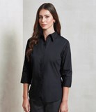 PR305 - Premier Ladies 3/4 Sleeve Poplin Blouse