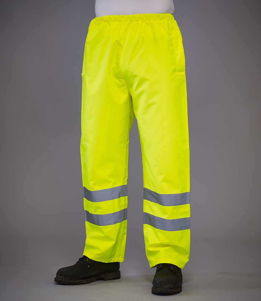 YK210 - Yoko Hi-Vis Waterproof Overtrousers