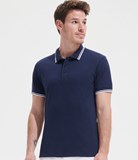 10577 - SOL'S Pasadena Tipped Cotton Piqué Polo Shirt