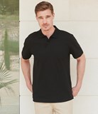 H305 - Henbury Unisex Stretch Cotton Piqué Polo Shirt