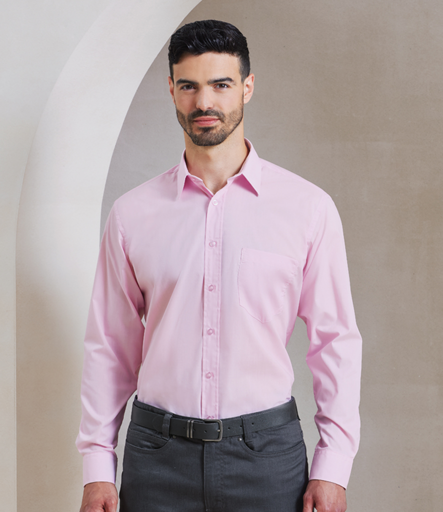 PR200 - Premier Long Sleeve Poplin Shirt