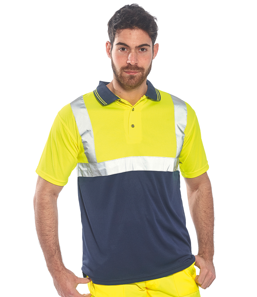 PW062 - Portwest Hi-Vis Two Tone Polo Shirt
