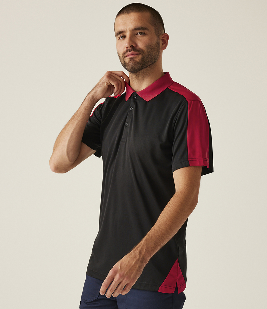 RG424 - Regatta Contrast Quick Wicking Piqué Polo Shirt