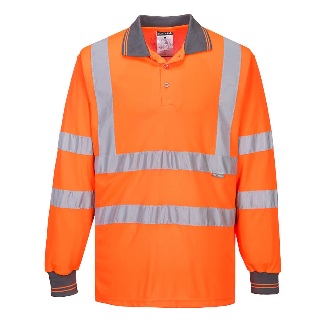 S277 - Hi-Vis Polo Shirt Long Sleeve