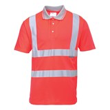 S477 - Hi-Vis Polo Shirt Short Sleeve
