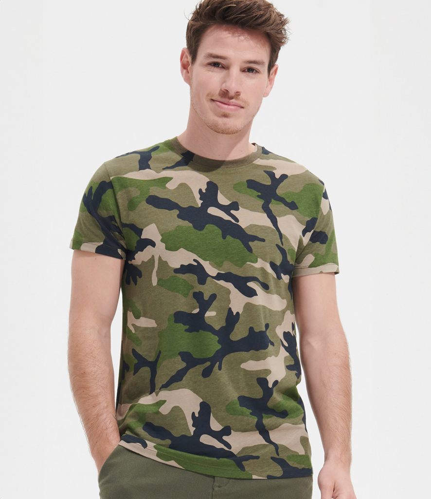 01188 - SOL'S Camo T-Shirt