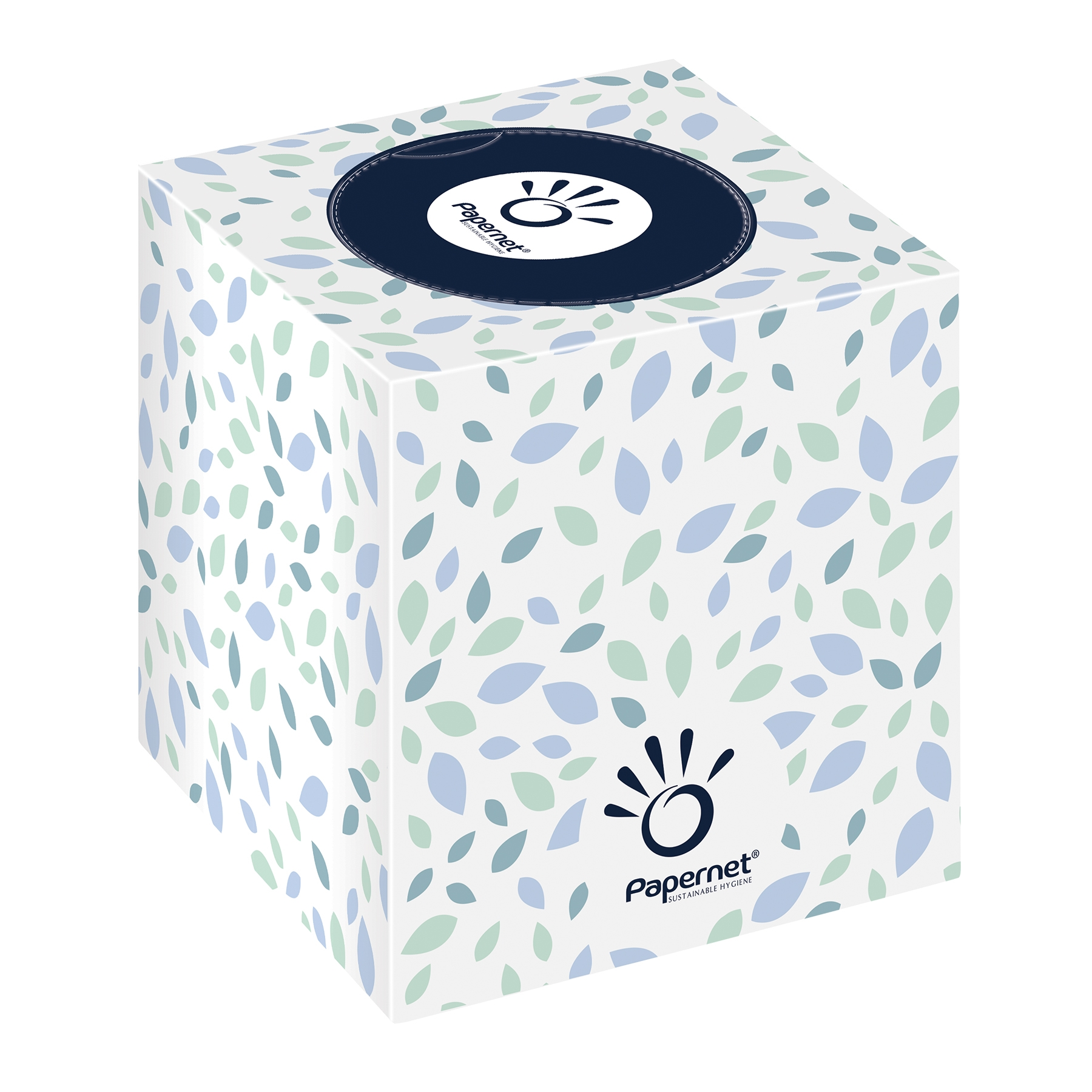2ply Cubed  Facial Tissues. 88 sheets per bpx - 16 boxes per case