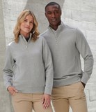 H842 - Henbury Unisex Sustainable 1/4 Zip Sweatshirt