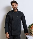 PR665 - Premier Unisex Long Sleeve Stud Front Chef's Jacket