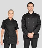 AF002 - Dennys Short Sleeve Chef's Jacket