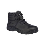 FD03 - Steel Leather Ankle Boot