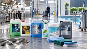 Specialist cleaning products including drain cleaners grease trap treatments concrete cleaners and heavy duty commercial chemicals
