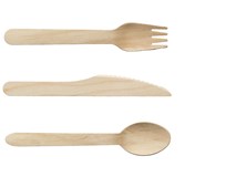 Wooden Cutlery – Knives, Forks & Spoons | Packs of 1000