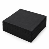 Black 40cm 2ply Napkins